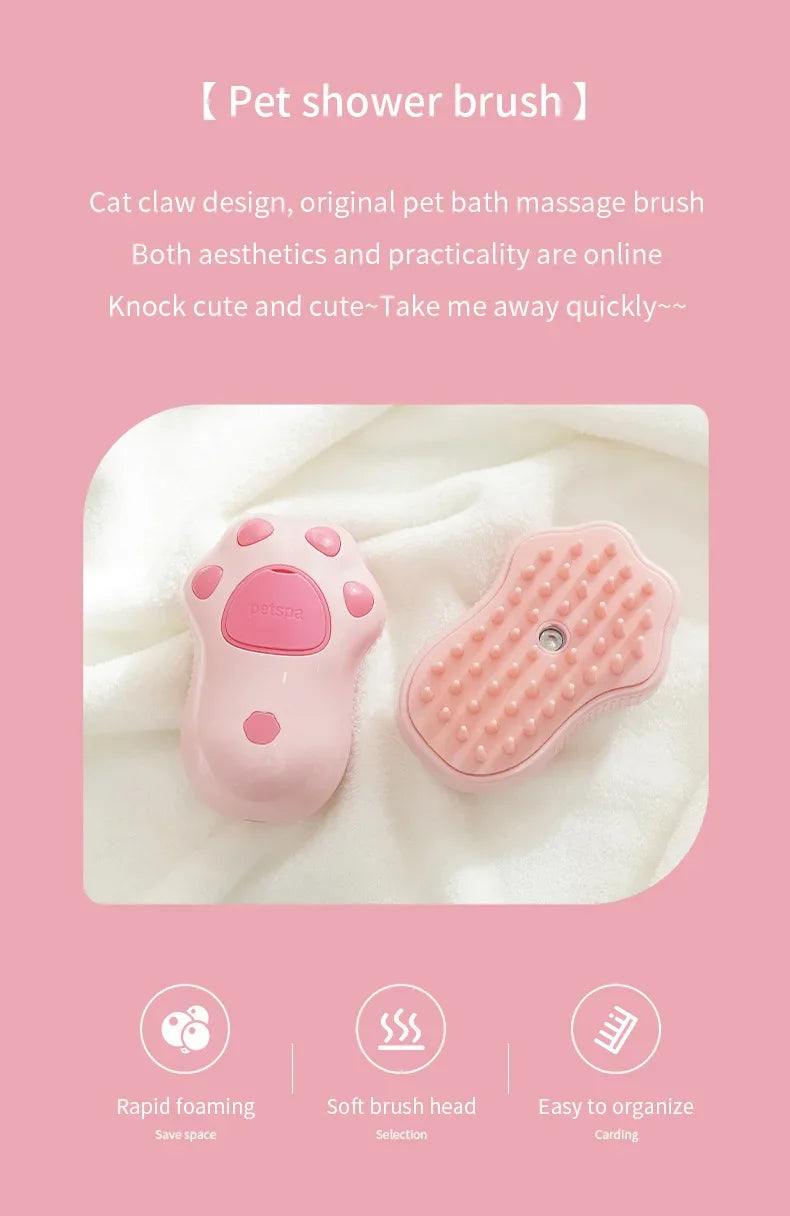 3 in 1 Pet Brush Cat Steam Brush