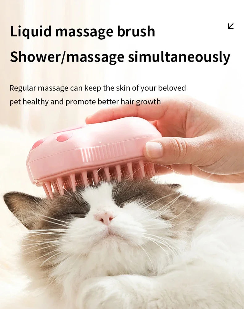 3 in 1 Pet Brush Cat Steam Brush