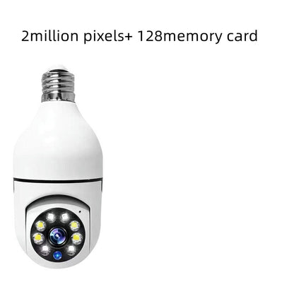 كاميرا واي فاي 1080 بكسل لمبة تكبير 4X كاميرا E27 Home 5GWiFi إنذار مراقبة 