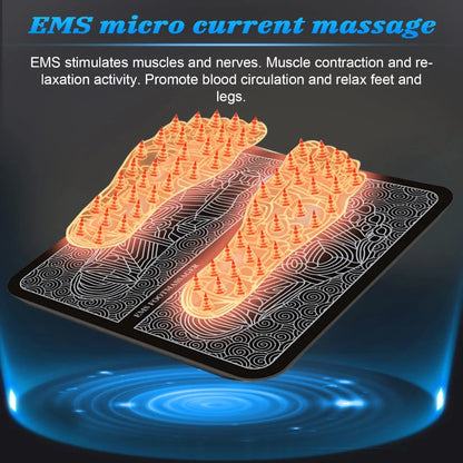 وسادة تدليك القدم الكهربائية EMS لتخفيف الألم والاسترخاء