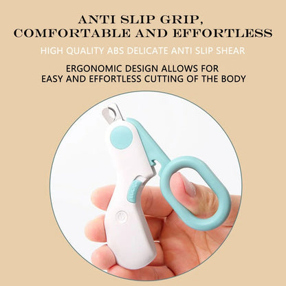 LED Light Cat Dog Nail Clipper Cutter