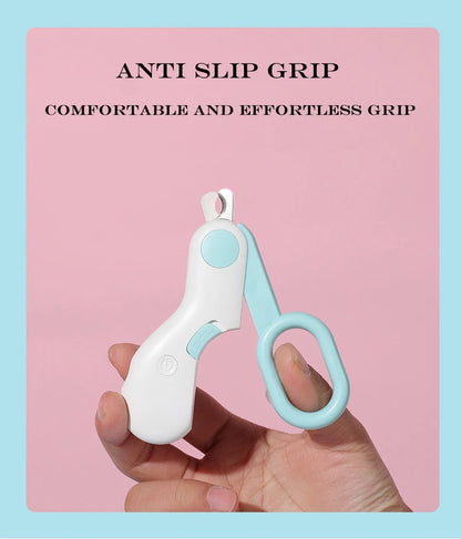 LED Light Cat Dog Nail Clipper Cutter