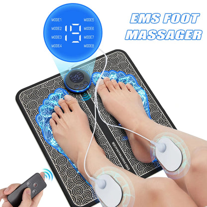 وسادة تدليك القدم الكهربائية EMS لتخفيف الألم والاسترخاء