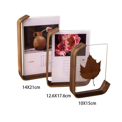 Wooden Photo Frame Herbarium Display Frame