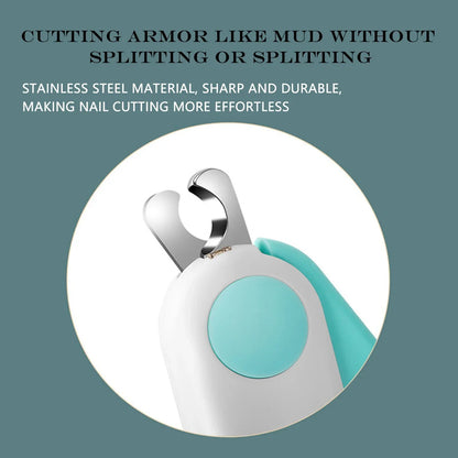 LED Light Cat Dog Nail Clipper Cutter