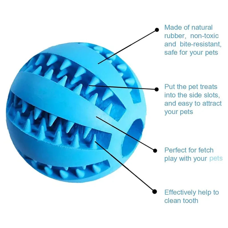 Dog Toy Ball Interactive Rubber Balls