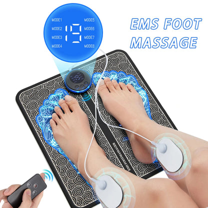 وسادة تدليك القدم الكهربائية EMS لتخفيف الألم والاسترخاء
