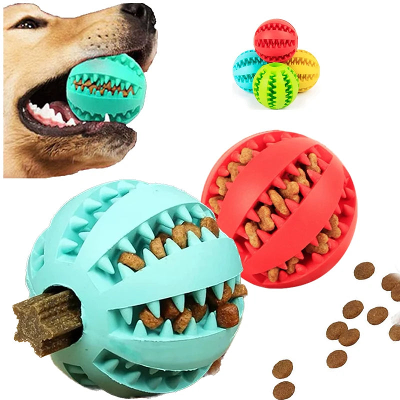 Dog Toy Ball Interactive Rubber Balls