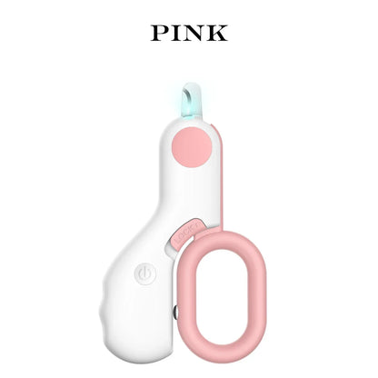 LED Light Cat Dog Nail Clipper Cutter