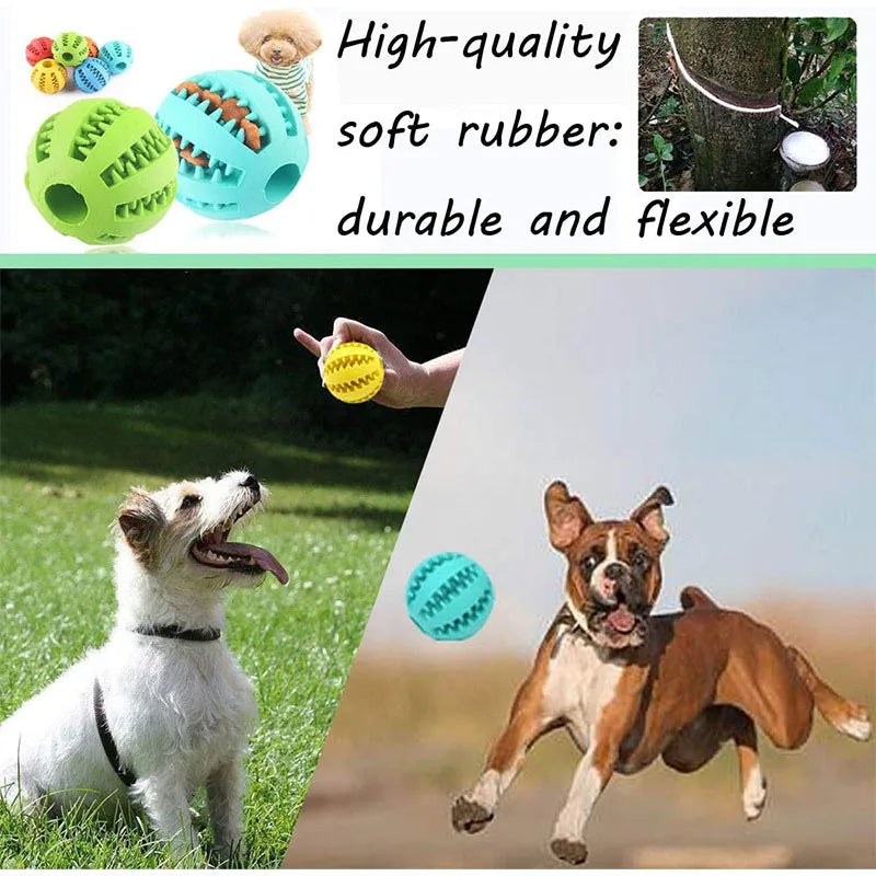 Dog Toy Ball Interactive Rubber Balls