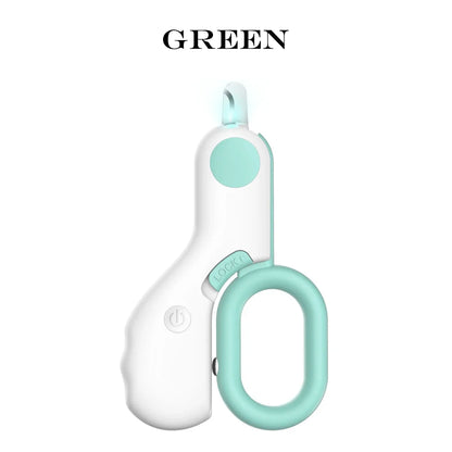 LED Light Cat Dog Nail Clipper Cutter